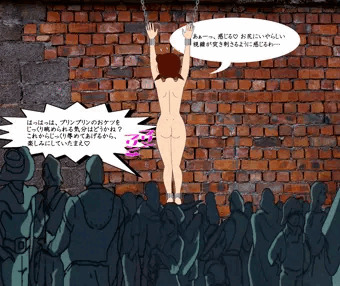 お尻を揉まれるしずかちゃん(笑)