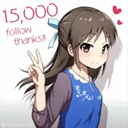 ピースするありすちゃん