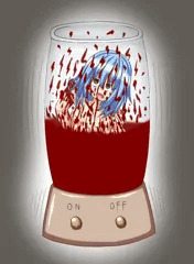 ミキサーでドロドロ