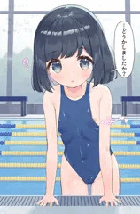 競泳水着ポロリ