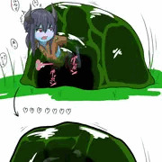 スライムくんの食事