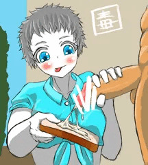 クリスちゃんの昼食
