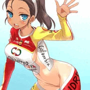 コロンビア女子自転車競技チームのユニフォーム
