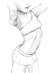 少女模写