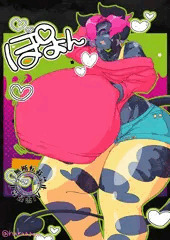 pixivリクエスト】依頼者様創作子膨乳