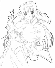 らくがき「おっぱいシスター」さん
