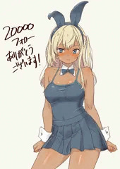 twitter20000フォロー記念のギャル崎バニーさん