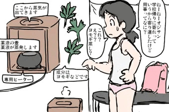 ヨモギ蒸し