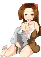 自分のおっぱいを吸うすずちゃん
