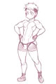 twitter落書き・レスリングとか（エロくない方）