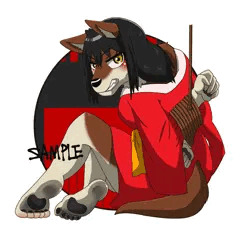 犬の拘束キーホルダー