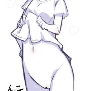 たくしあげ見切れロリ