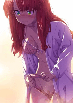 痒みを下着でこする……。
