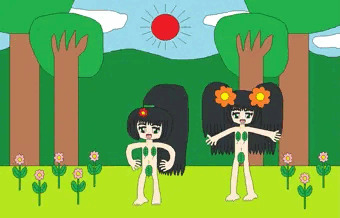 葉っぱ族の女の子2