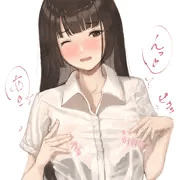 我慢できなくて服も脱がず乳首オナニー始めちゃう女の子