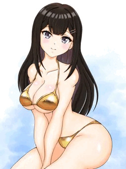 凛音ちゃん金ビキニ！