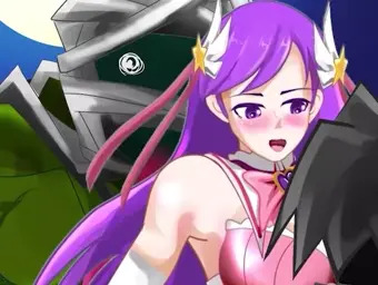 魔法少女の麻宮アテナが怪人にベアハッグで敗北絶頂