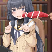 古関ウイちゃんに飴をあげる健全イラスト