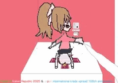 サイクリング中に駐めた高層建物で会った幼馴染の真意を信じて小便している姿で感情を表す籠球少女