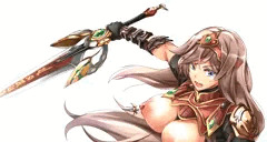 エロ衣装女剣士