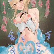 スライムの工口攻撃を受ける蛍ちゃん