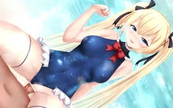 【うごイラ】マリーちゃんと大人の水遊び♡