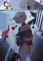 ケモミミ巨女VORE漫画 4P(Skeb)