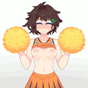 うちの子　チアコス胸出し応援　ループB