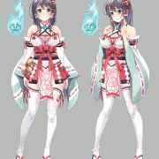 陰陽巫女立ち絵 斜め追加