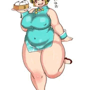 チャイナドレスぽちゃ子