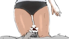 ブルマ見抜き視点絵の練習