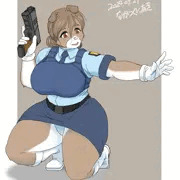 メスケモ婦警