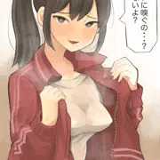 マラソン後の女子