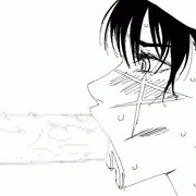 ヨル　顔射gif