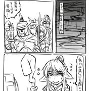 アナルワームとエルフの魔法使い