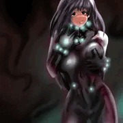 触手に襲われる玲花