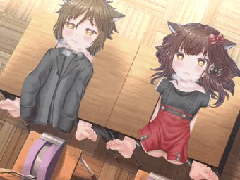 【ﾘｸ絵】体に教える亜人専用デスク