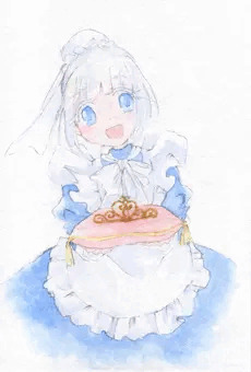 水彩メイド