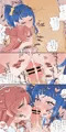 ソラましねっとりダブルフェラで吐精絵