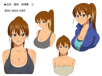 新作のヒロイン　表情集