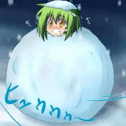 雪だるま早苗さん＆お餅早苗さん！