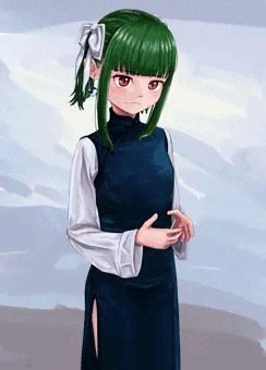 チャイナ服緑子とおまけ表情差分