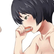 入れ歯を外す宇津木ちゃん