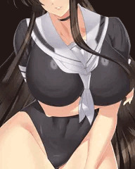 負傷JK(巨乳）
