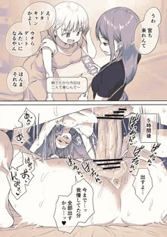 二人きりだとマッハで関係が進展するふたなりちゃん
