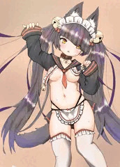 ろりきょにゅうメイドさん。