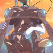 OC褐色ダウナーサキュバスと艶ﾃｶ騎乗位🤎🛁