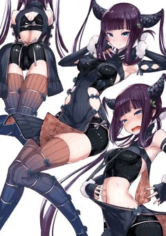 縦セタ楊貴妃ちゃん　黒インナーVer