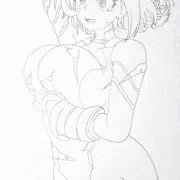 激しい闘いの合間にもやはり髪を気にするねじれちゃん。
