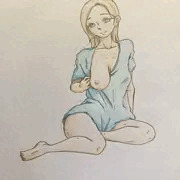 乳見せお姉さん
